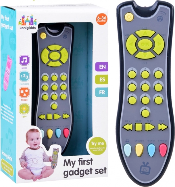 Télécommande TV interactive pour enfants – Jaune