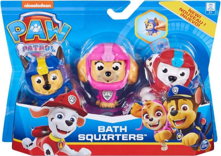Paw Patrol – set de 3 jouets de bain