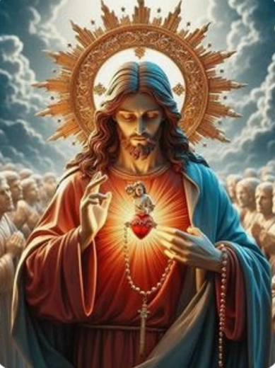 Norimpex Peinture par numéros Jésus Miséricordieux 40 × 50 cm