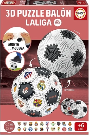 Educa puzzle 3D Build&Play ballon de football La Liga 32 pièces