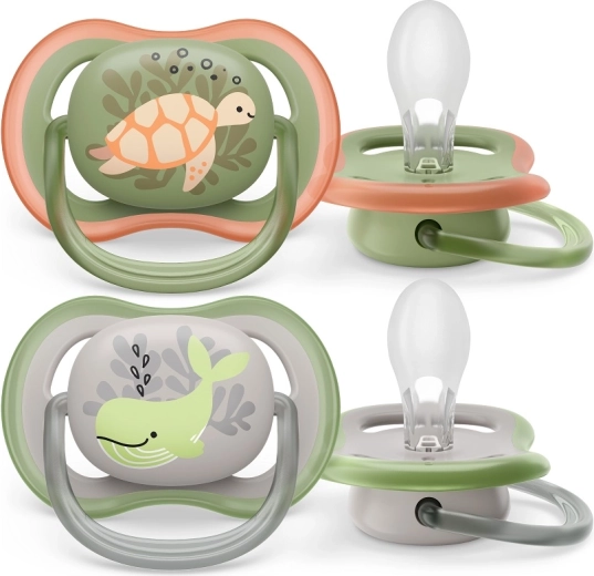 Philips Avent sucette Ultra Air motifs marins 6–18 mois, 2 pcs