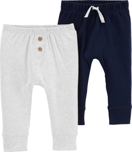 Jogging Carter’s pour garçons, gris et bleu marine, lot de 2, taille S (56)