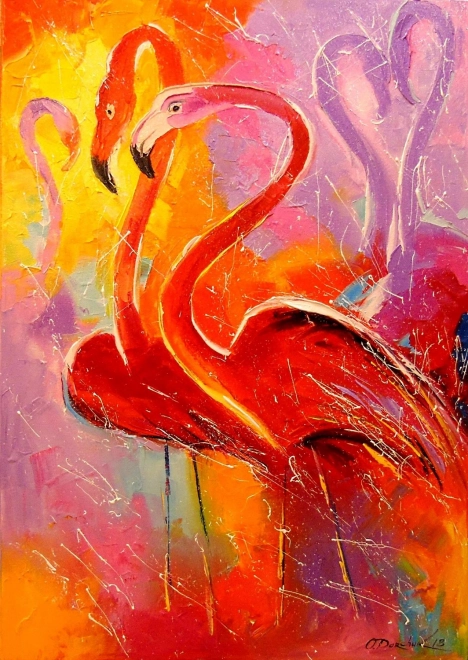 Puzzle Flamants roses 1000 pièces