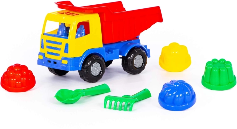 Ensemble de sable pour enfants avec camion-benne basculant