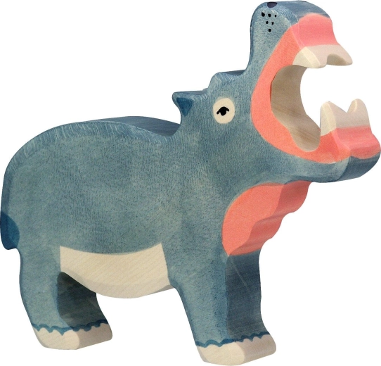 Holztiger hippopotame