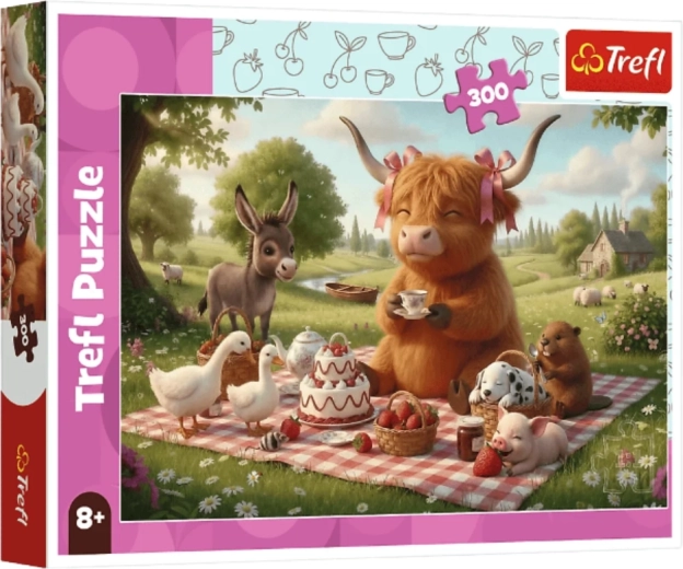 Puzzle 300 pièces – Doux pique-nique TREFL