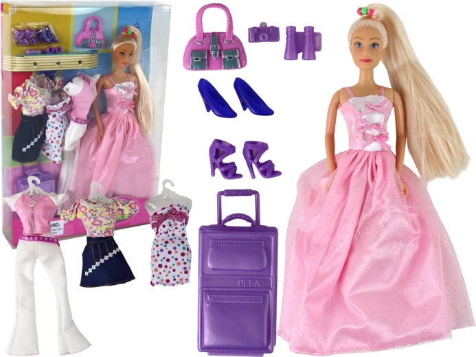 Accessoires pour poupées Lucy Set de valises pour princesses