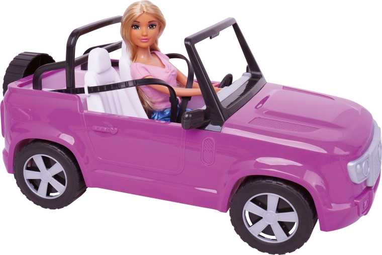 Poupée avec voiture 30 cm