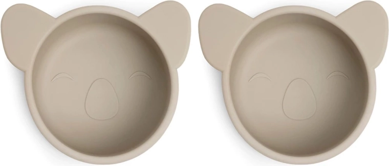 NUUROO bol à goûter en silicone koala rosa, 2 pcs