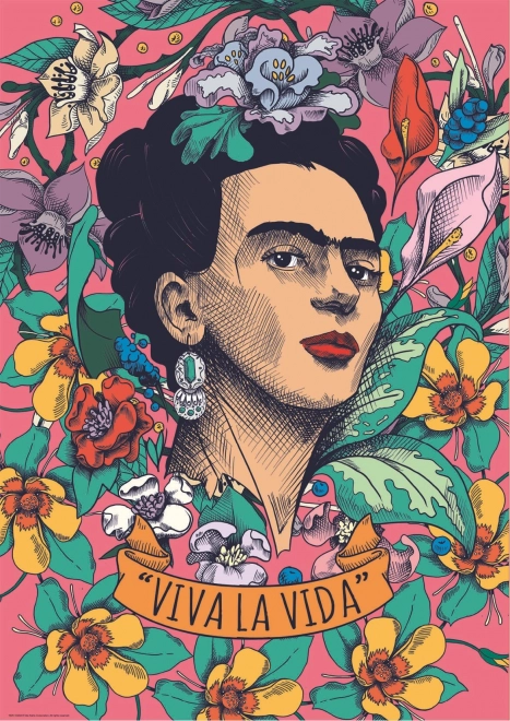 Educa puzzle Frida Kahlo : Viva la vida 500 pièces