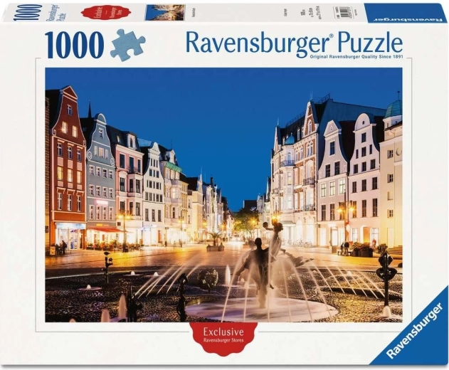 Puzzle Ravensburger Rostock la nuit 1000 pièces