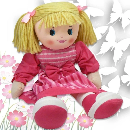 Grande poupée en tissu