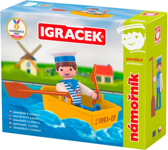 Efko Igráček Marin – set figurine avec petit bateau