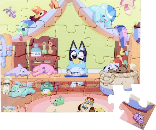 Puzzle en bois Bluey – 20 pièces