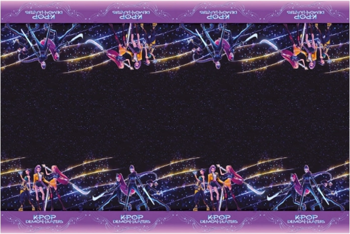 Nappe en plastique Demon Hunters – motif K-POP 120 × 180 cm