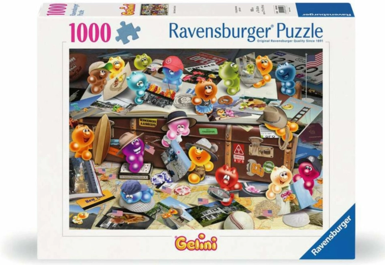 Puzzle Ravensburger Gelini : Les voyageurs, 1000 pièces