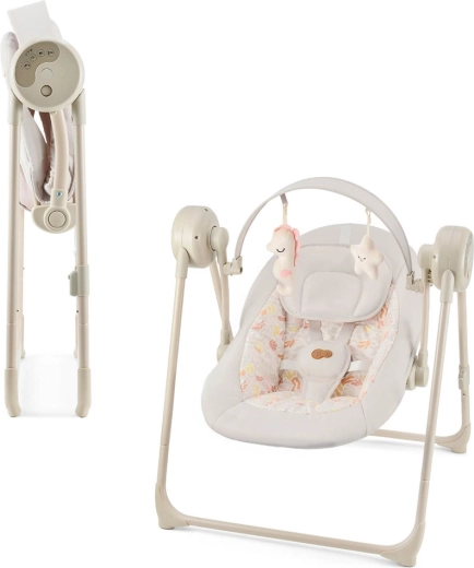 Kinderkraft Swingee balançoire électrique beige