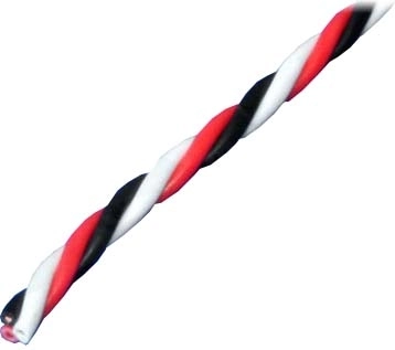 Câble servo Futaba torsadé à trois fils 3 × 0,33 mm - 1 m
