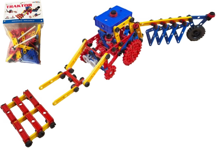 Variant mini tracteur – jeu de construction polytechnique 209 pièces