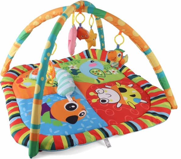 TinyMini tapis de jeu éducatif avec arches – animaux colorés