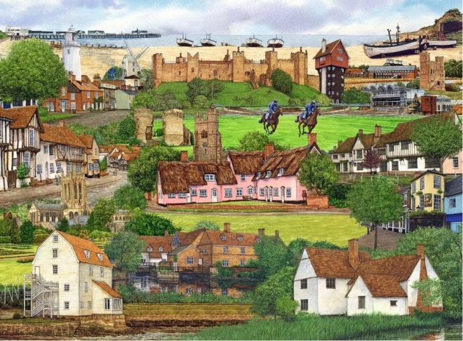 Puzzle Ravensburger Évasion dans le Suffolk 500 pièces