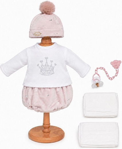 Tenue Guca pour poupée bébé de 42 à 46 cm avec accessoires