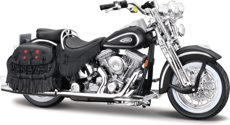 Maisto Harley-Davidson 1999 FLSTS Heritage Softail Springer noir 1:18