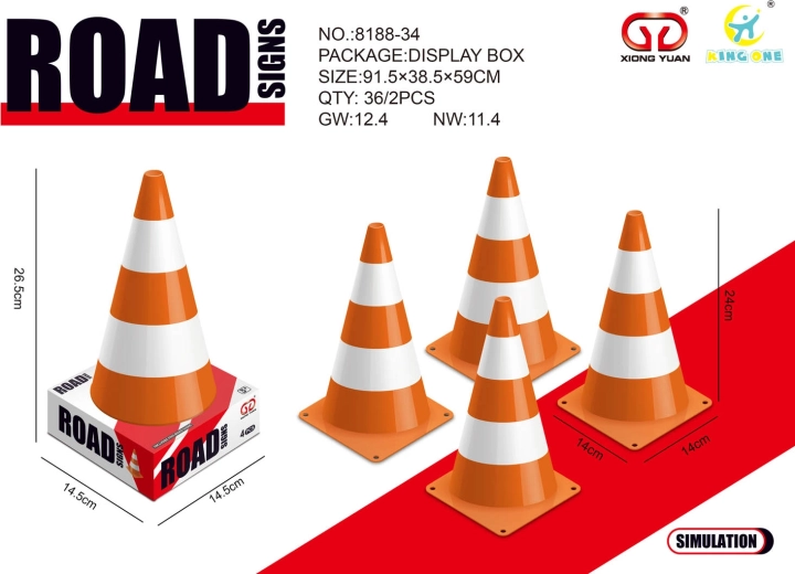 Set de cônes de signalisation