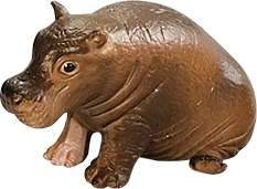 Figurine BALULU d’un bébé hippopotame