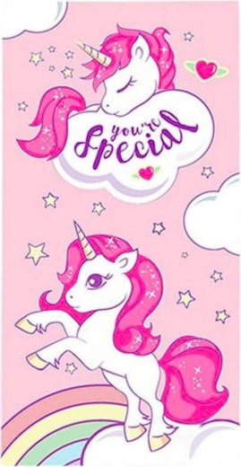 Serviette avec licorne