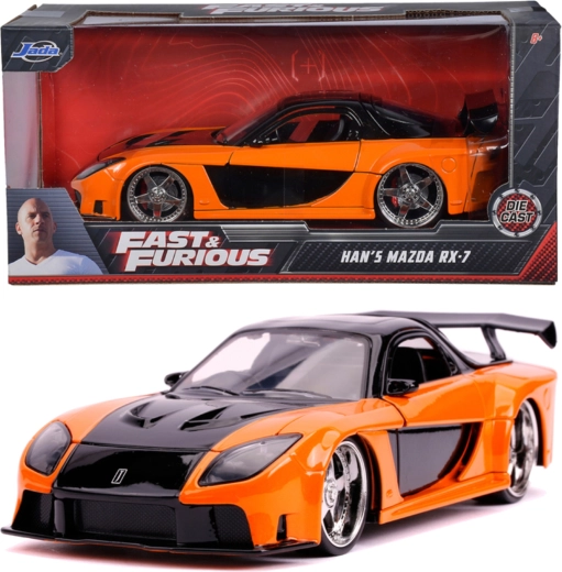Modèle de voiture Mazda RX-7 FAST & FURIOUS 19 cm