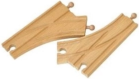 BABU rail en bois Y 16 cm, 2 pcs