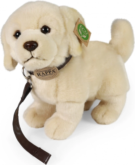 Chien en peluche Golden Retriever avec laisse 25 cm