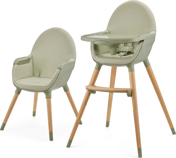 Chaise haute Kinderkraft Fini 2 verte