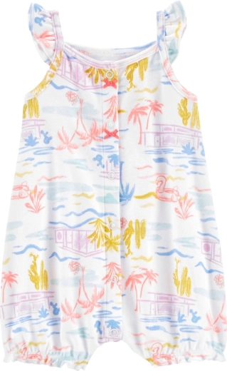 Combinaison d’été Carter’s pour fille ivory palm