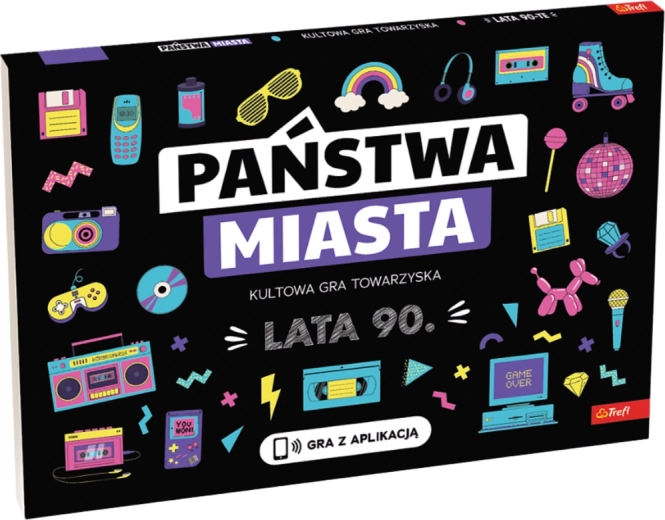 Jeu de société culte villes–pays TREFL des années 90