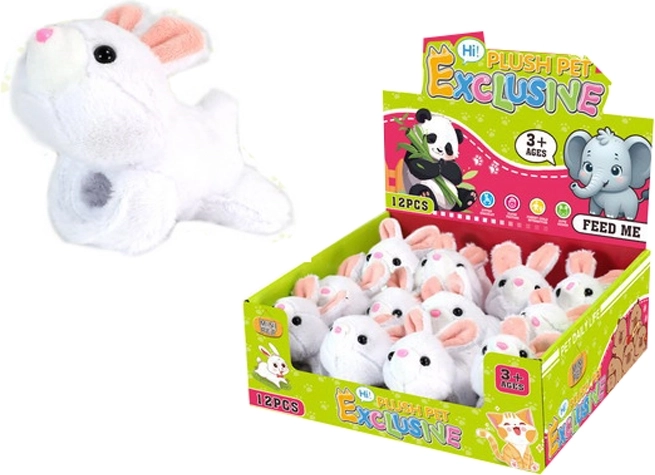 Bracelet en peluche avec petit lapin 11 × 7,5 cm