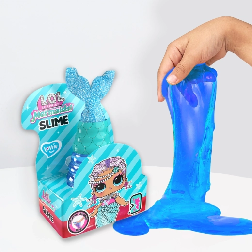 L.O.L. Surprise! slime pailleté sirène bleu 250 ml