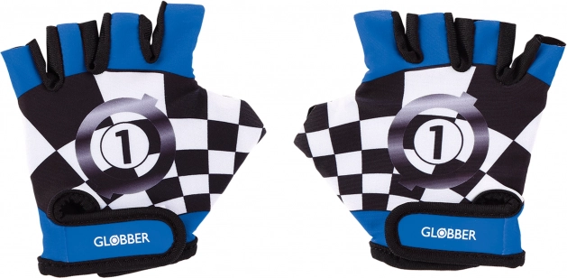 Gants pour enfants Globber Navy Blue Racing XS