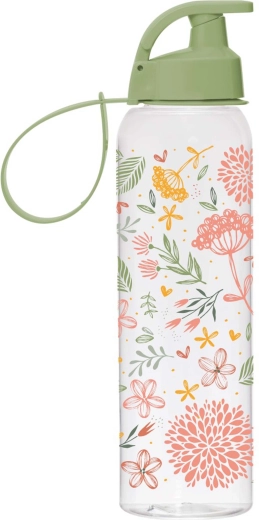 Bouteille d’eau Botanica 750 ml, verre/plastique