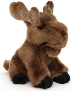 Peluche élan éco-responsable 18 cm