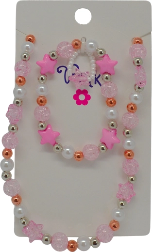 Coffret créatif collier et bracelet – perles et étoiles