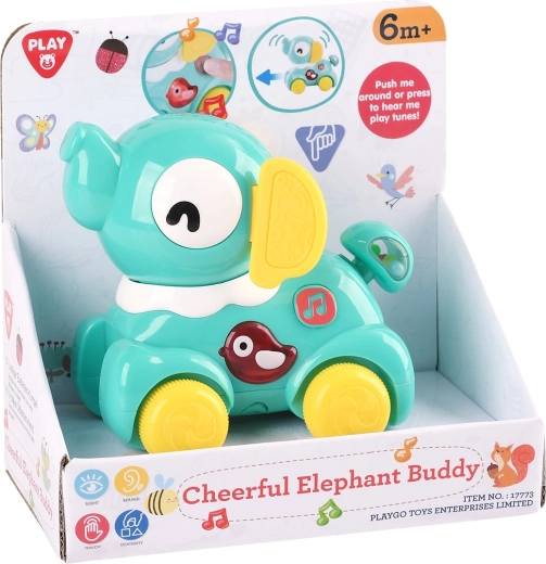 Playgo éléphant joyeux – jouet interactif pour les tout-petits
