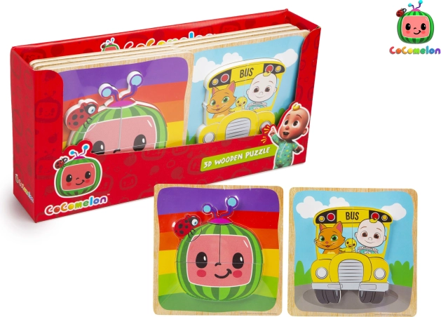 Cocomelon Puzzle 3D en bois