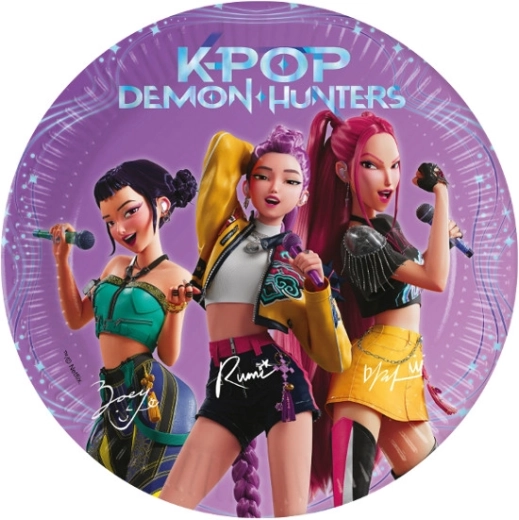Assiettes en papier Demon hunters 20 cm (8 pcs)