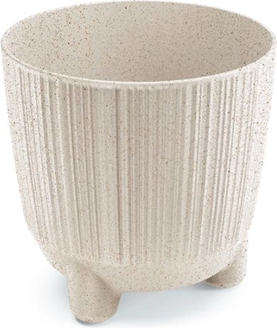Cache-pot Ryfo N Eco Wood 12,6 blanc