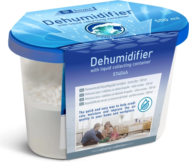 Absorbeur d’humidité avec récipient pour liquide, parfum océan 500 ml