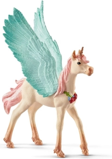 Figurine poulain licorne Bayala avec bijoux