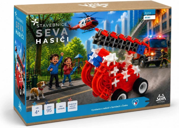 SEVA mini pompiers – kit de construction 95 pièces