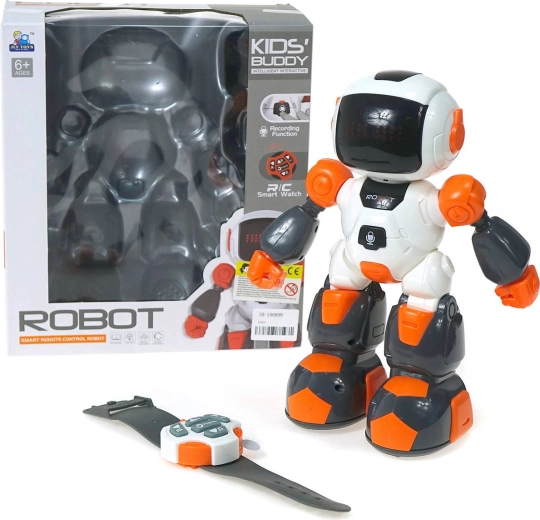Robot RC interactif télécommandé avec enregistrement et télécommande montre - 1 pièce
